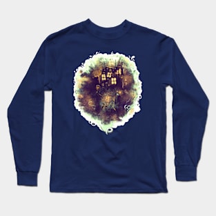 Old City Artwork Abstraction Long Sleeve T-Shirt